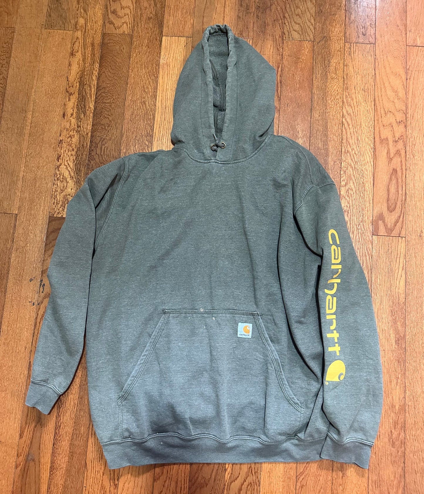 Carhartt hoodie size xL distressed