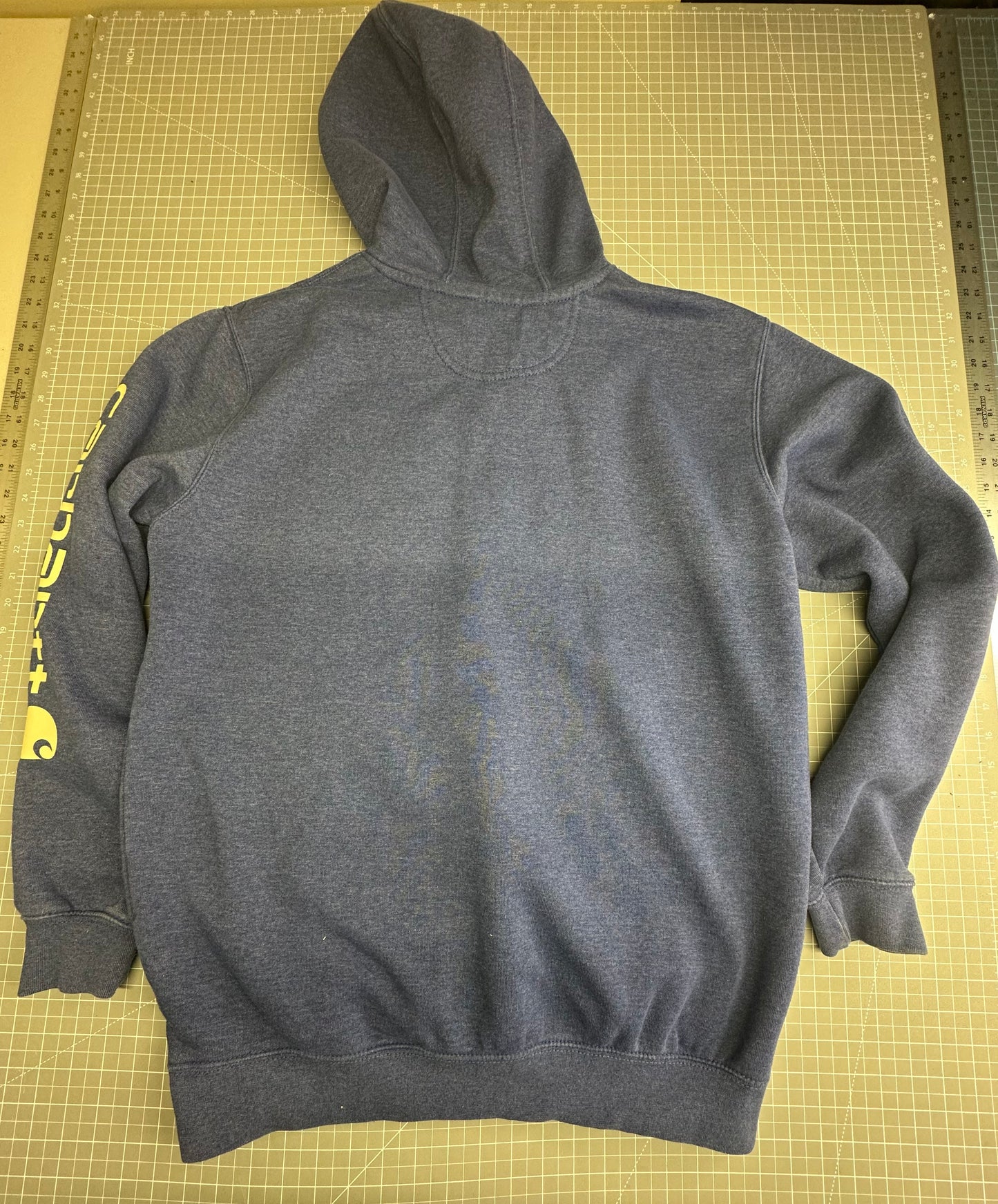 Blue carhartt distressed hoodie Men’s size M sku1