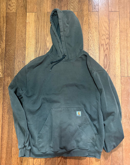 Carhartt hoodie size 2xL  distressed