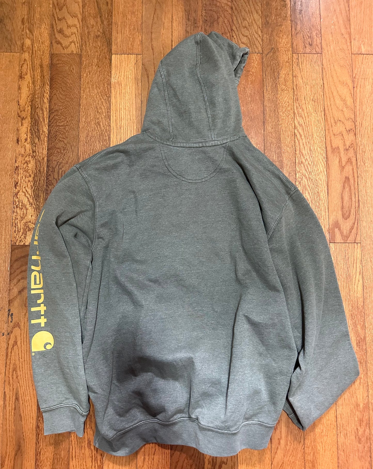 Carhartt hoodie size xL  distressed