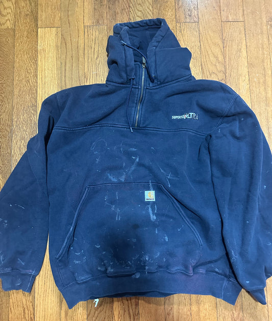 Carhartt hoodie size XL  distressed