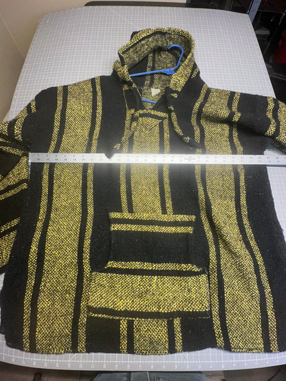 Mexican Poncho Baja Hoodie Surfer Skater Drug Rug Pullover Made in Mexico UNISEX