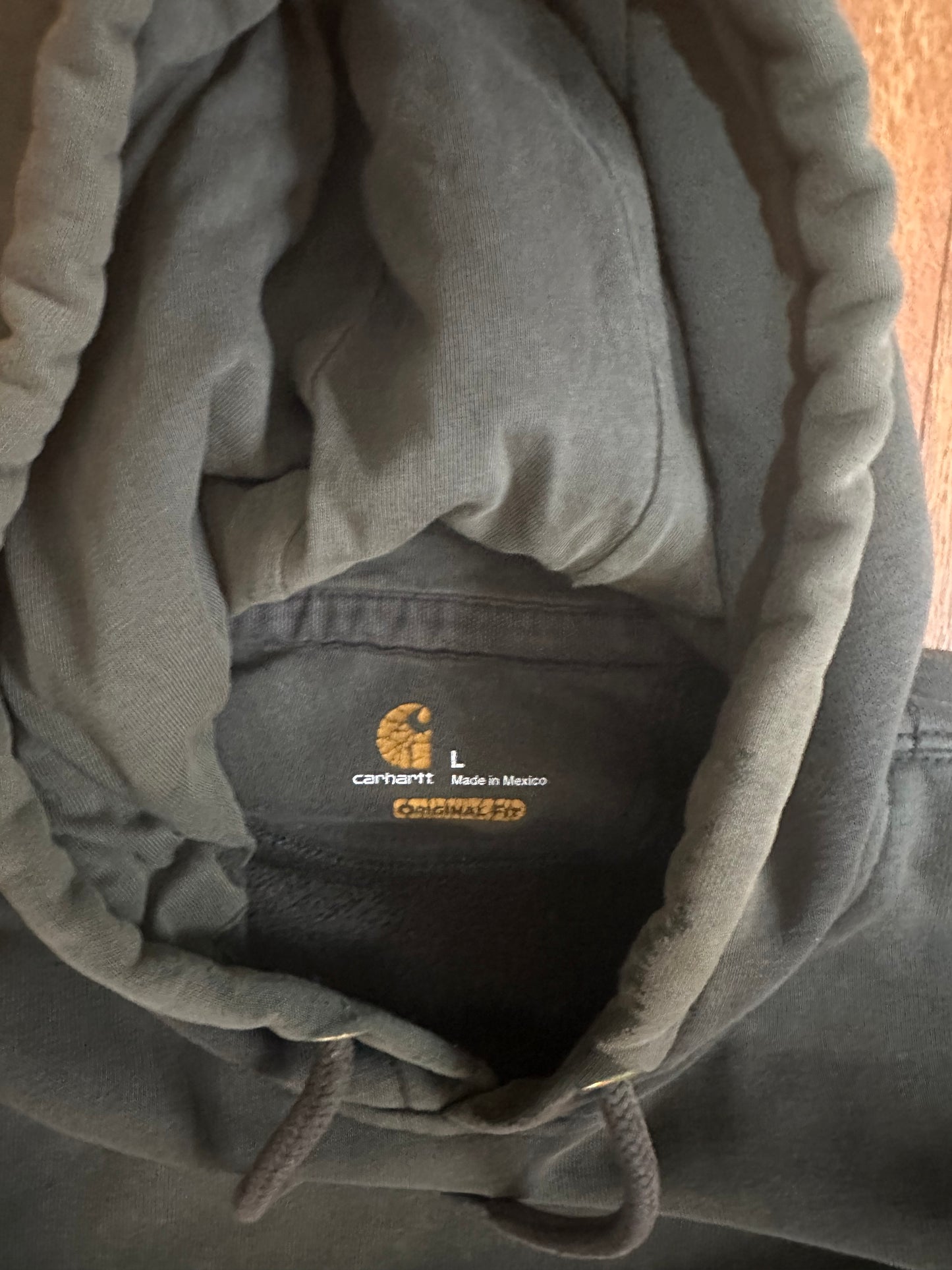 Carhartt hoodie size L  distressed