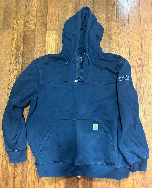 Carhartt hoodie size 2xL  distressed 