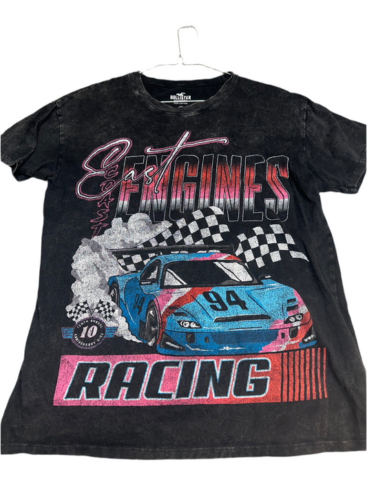 Hollister tee t shirt engine racing size xs sku1
