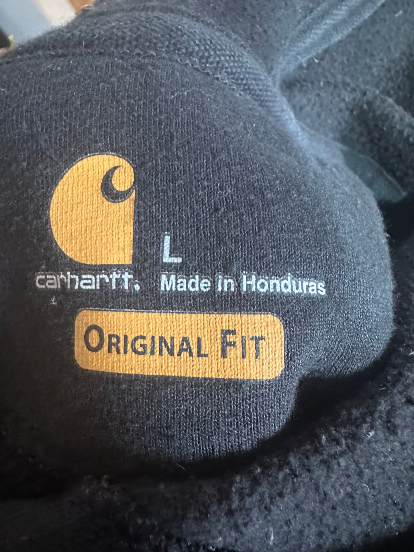 Carhartt hoodie size L  distressed