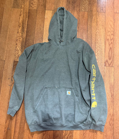 Carhartt hoodie size xL  distressed