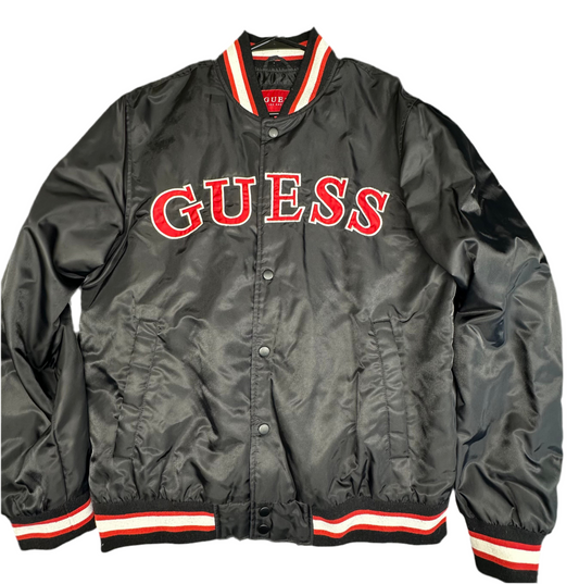 Guess satin jacket black size L sku1