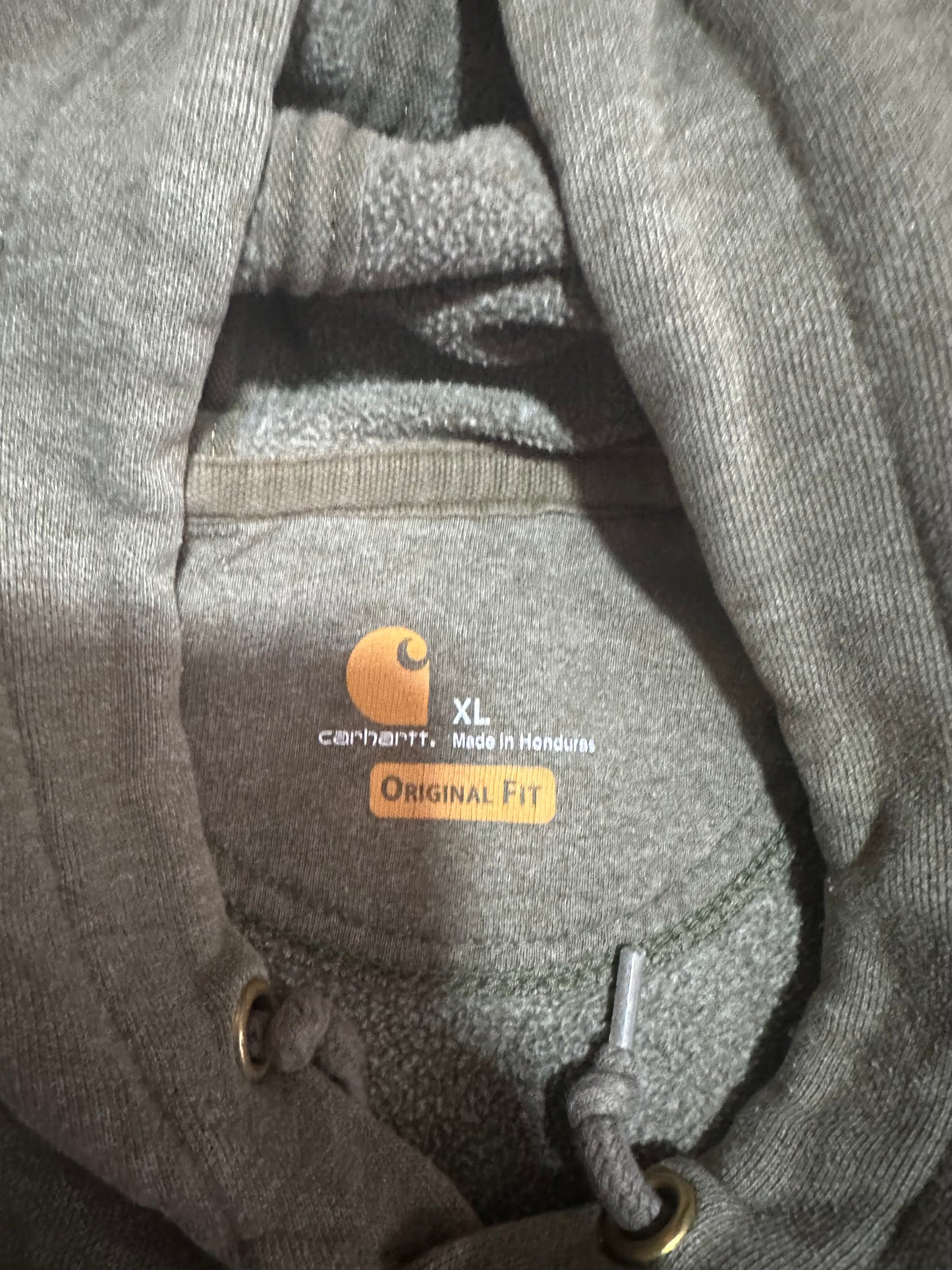 Carhartt hoodie size xL  distressed