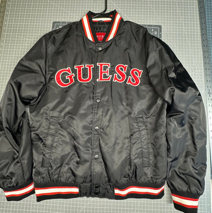 Guess satin jacket black size L sku1